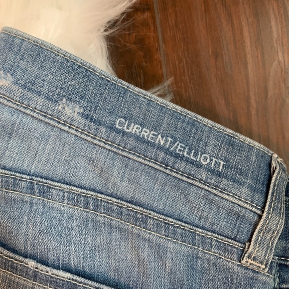 Current/Elliot The Low Bell Light Blue Women's Jeans (sz 29) - Picture 5 of 8